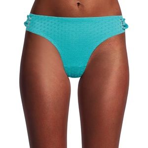NWT 2X & 3X Low-Rise Eyelet Swimsuit Bottoms for Women from Time and Tru